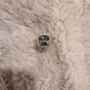 10k gold amethyst ring
